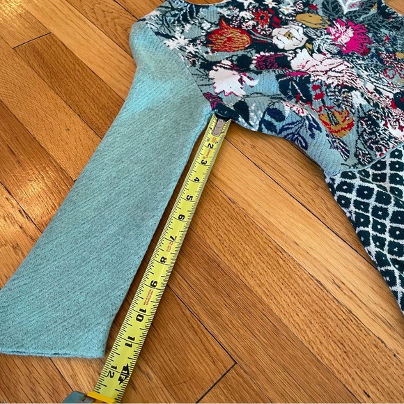 Aldo Martins Anthropologie Flowerpot Floral Sweater Dress Wool Blend Size Small - Picture 16 of 16